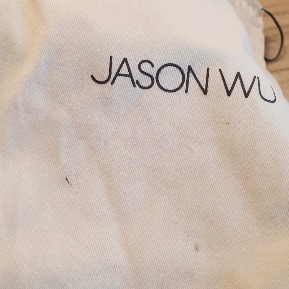 Jason Wu Silver, Leather, Pony Hair Brogues Oxfords 7.5 - Picture 11 of 13
